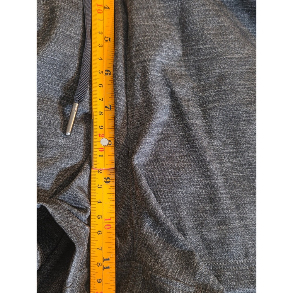 Lululemon On The Fly Shorts 8 Heathered Charcoal Grey Drawstring W7AGFS - Picture 7 of 8